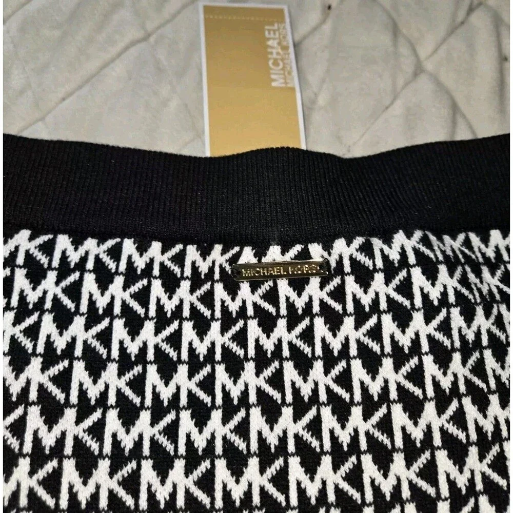 Michael Kors Women's Logo Jacquard Pencil Skirt